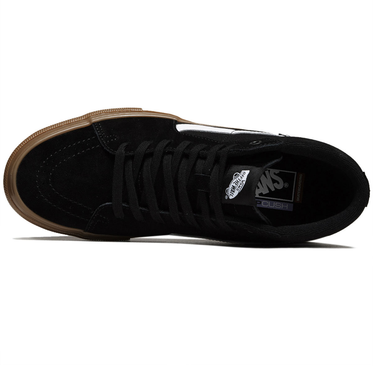 Vans Skate Sk8-hi Shoes - Black/Gum image 3