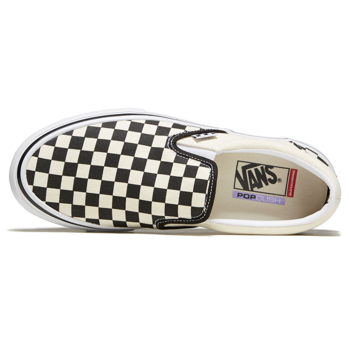 Vans Skate Slip-on Shoes - Checkerboard Black/Off White image 3