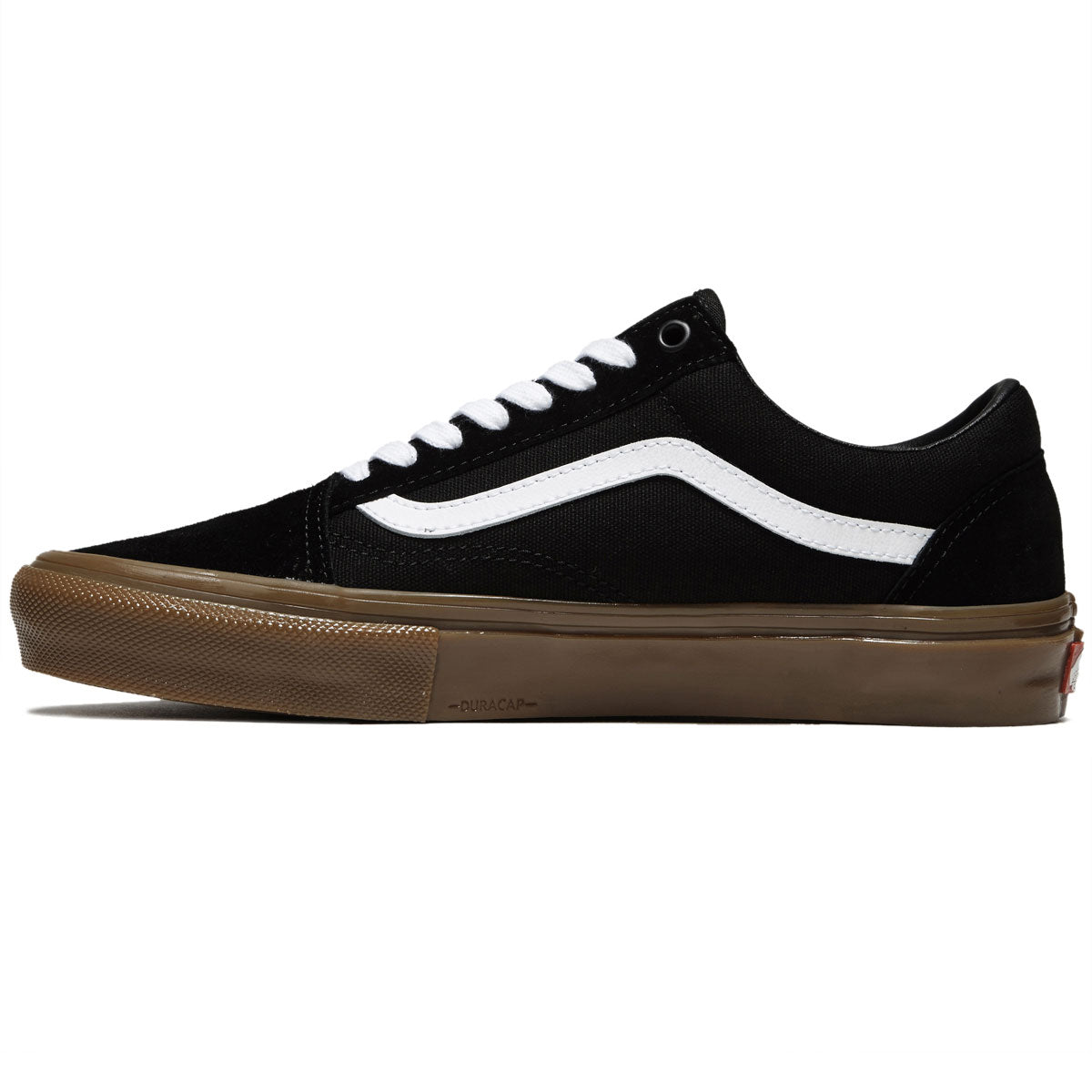 Vans Skate Old Skool Shoes - Black/Gum image 2