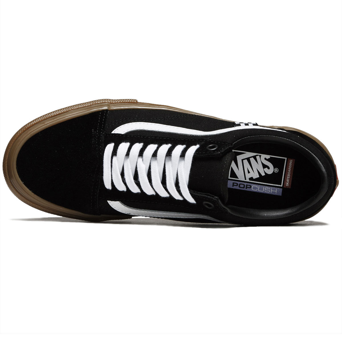 Vans Skate Old Skool Shoes - Black/Gum image 3