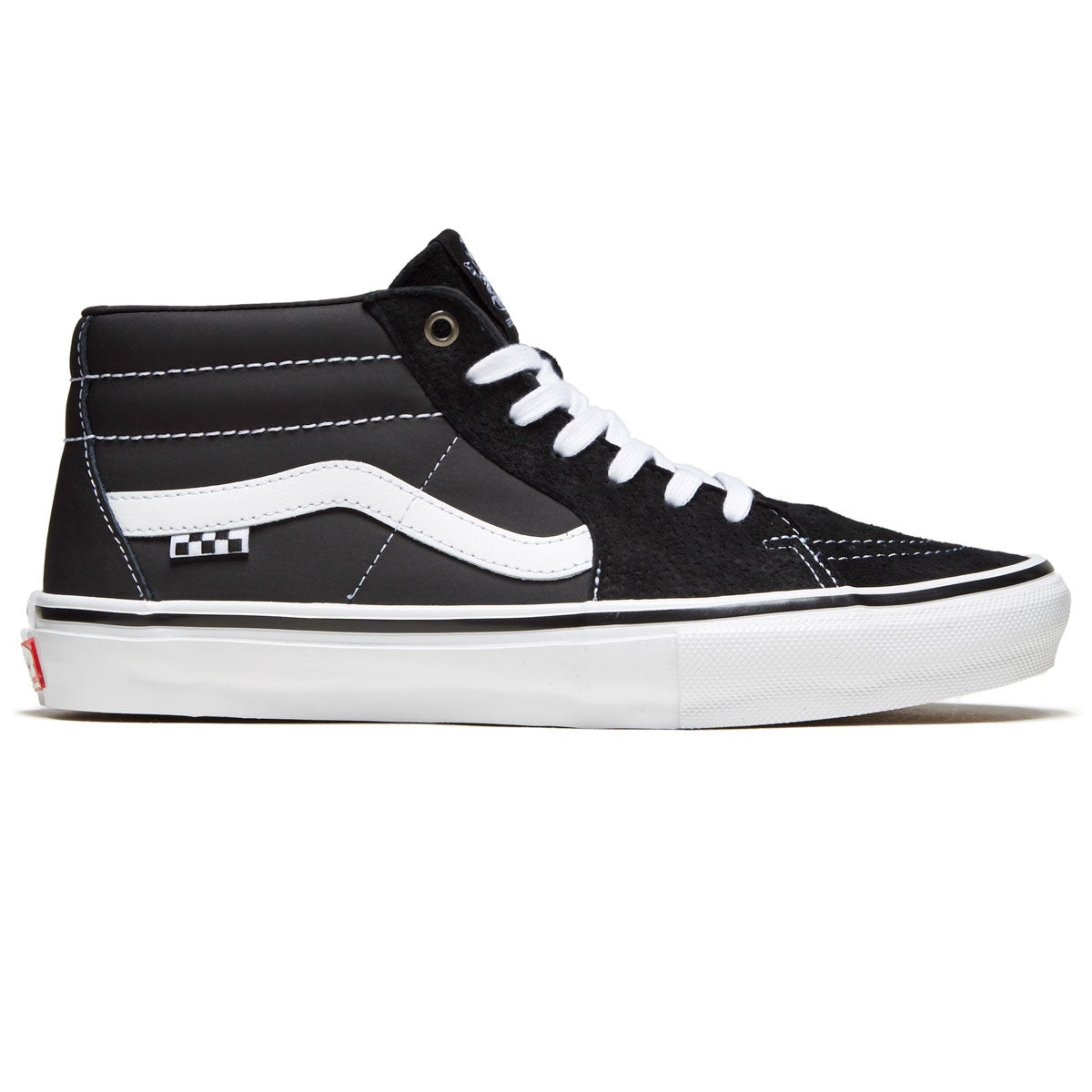 Vans Grosso Sk8 Mid Shoes - Black/White/Emo Leather image 1
