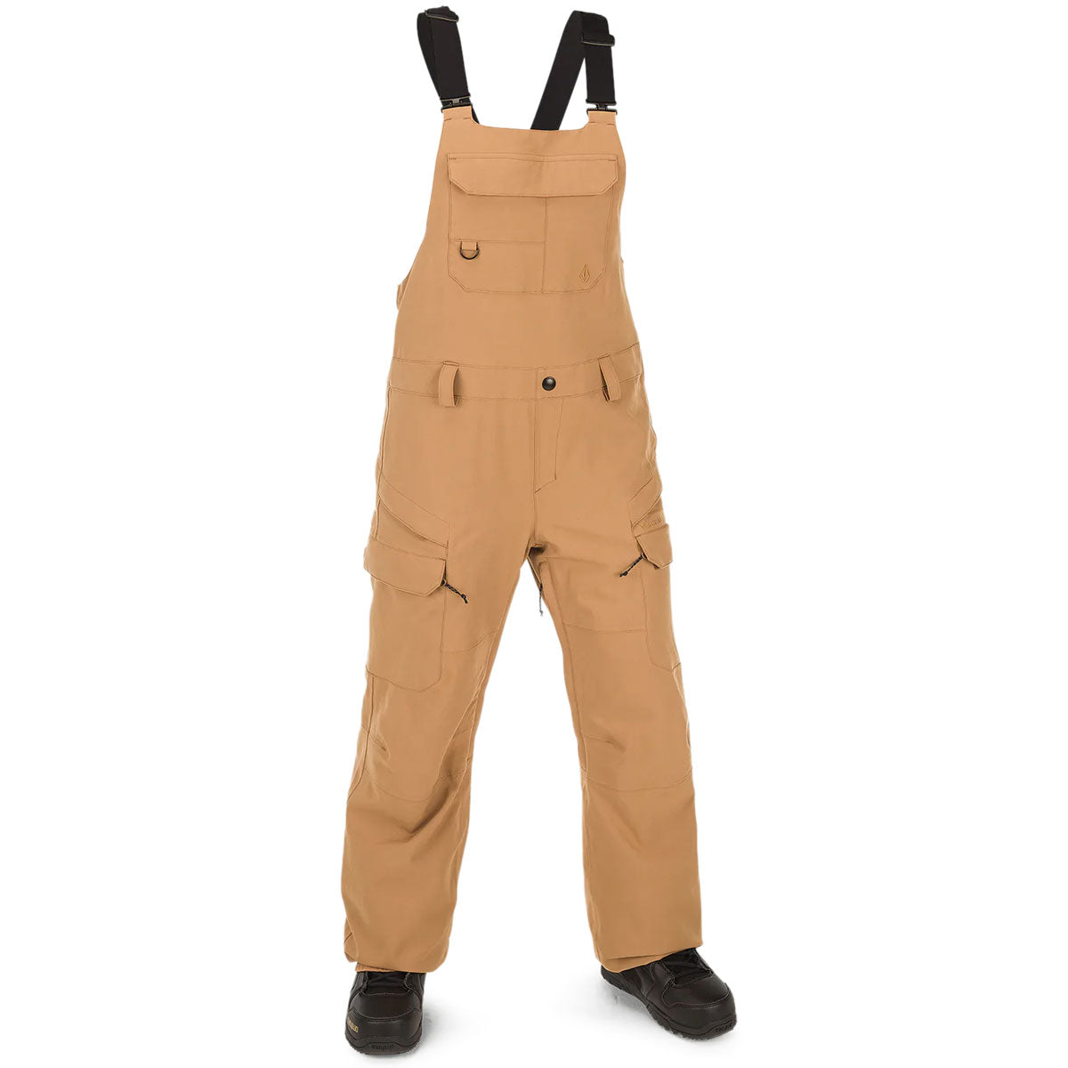 Volcom Womens Creston 3dstretch Bib Overall Snowboard Pants - Caramel image 1