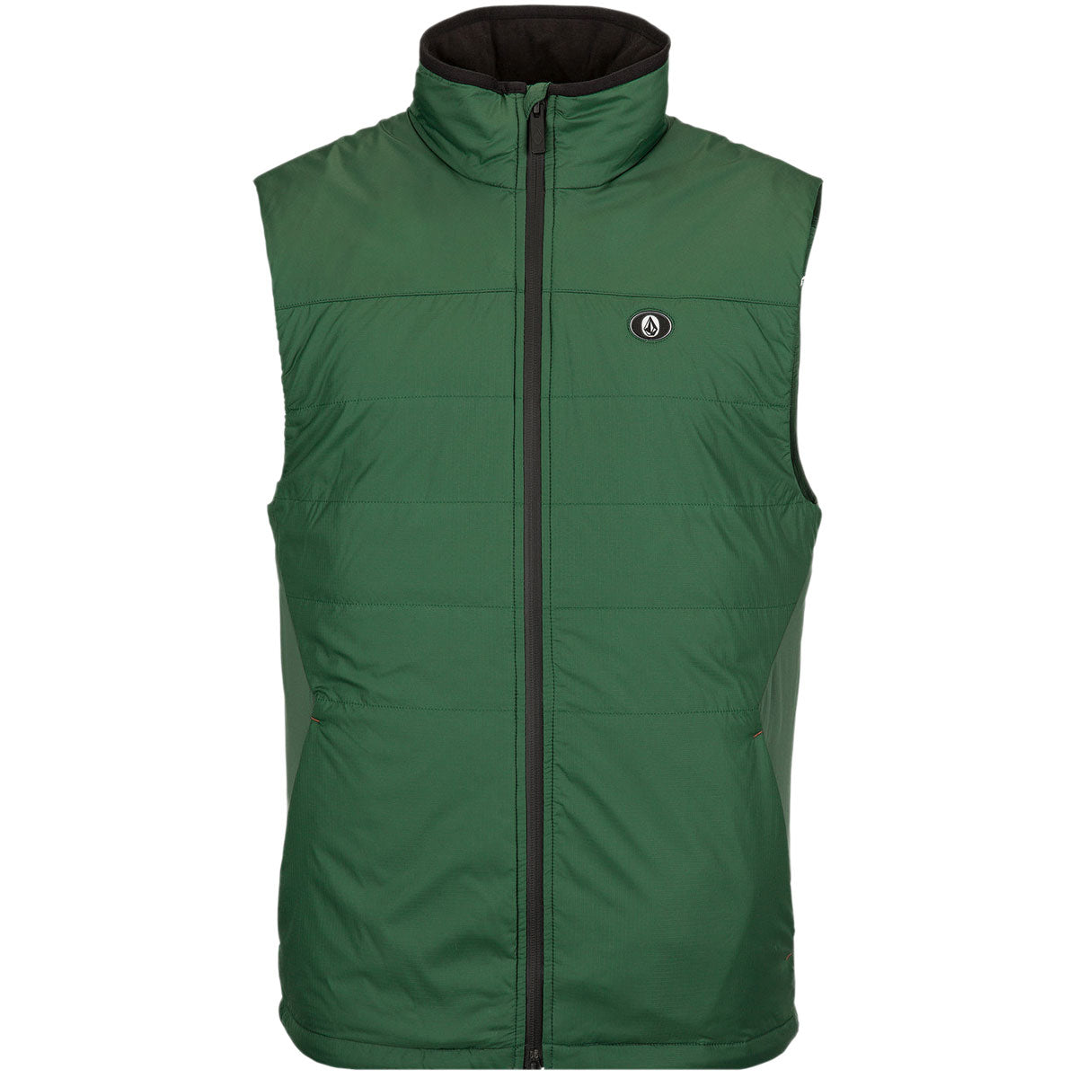 Volcom Utility Puff Vest Snowboard Jacket - Military image 2