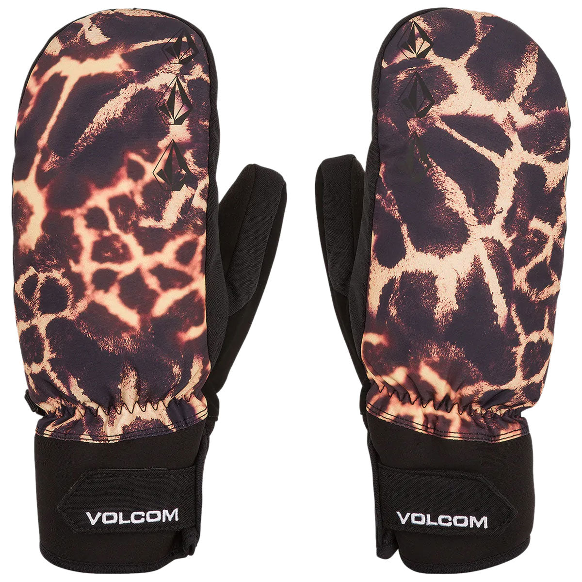 Volcom V.co Nyle Mitt Snowboard Gloves - Gold Giraffe