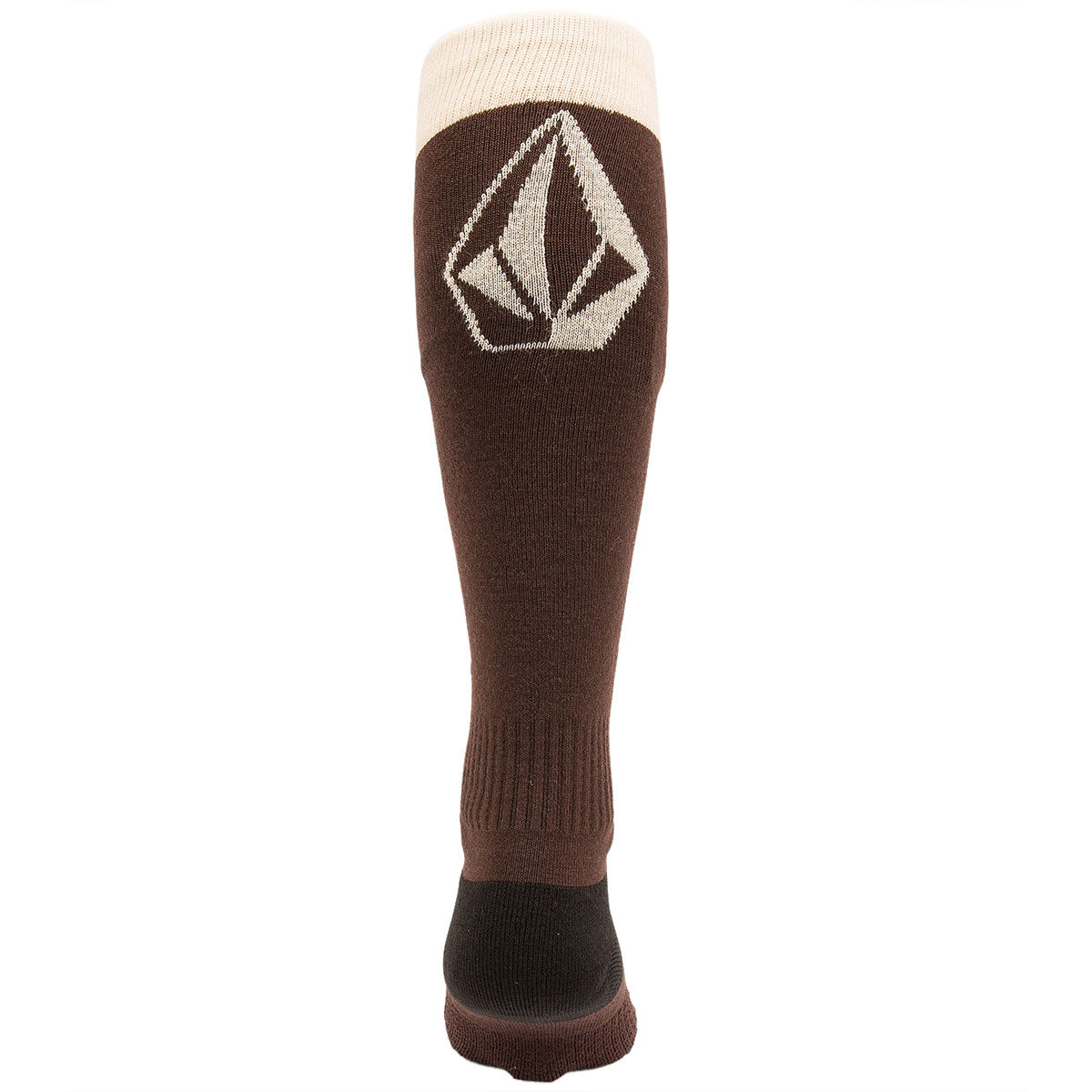 Volcom Synth Snowboard Socks - Brown - LG/XL image 2