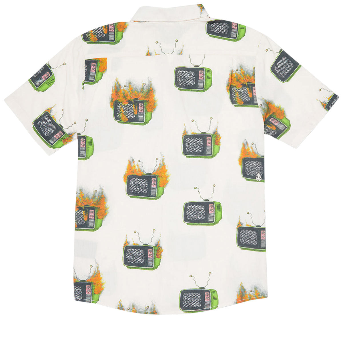 Volcom Fa J Hager Woven Shirt - Whitecap Grey image 3
