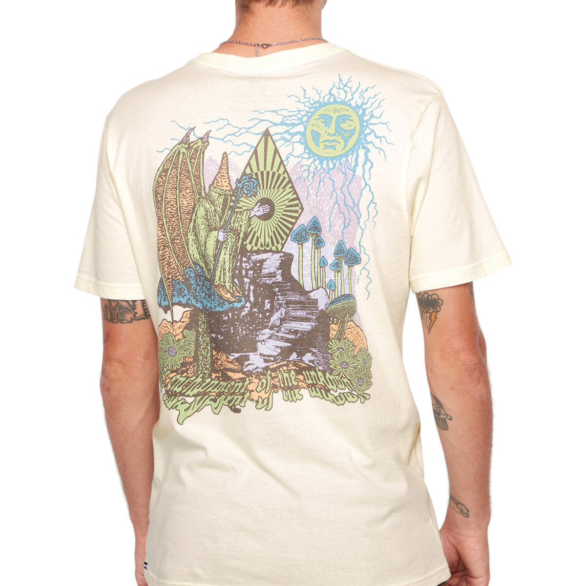 Volcom Skate Vitals Wizard T-Shirt - Off White image 3