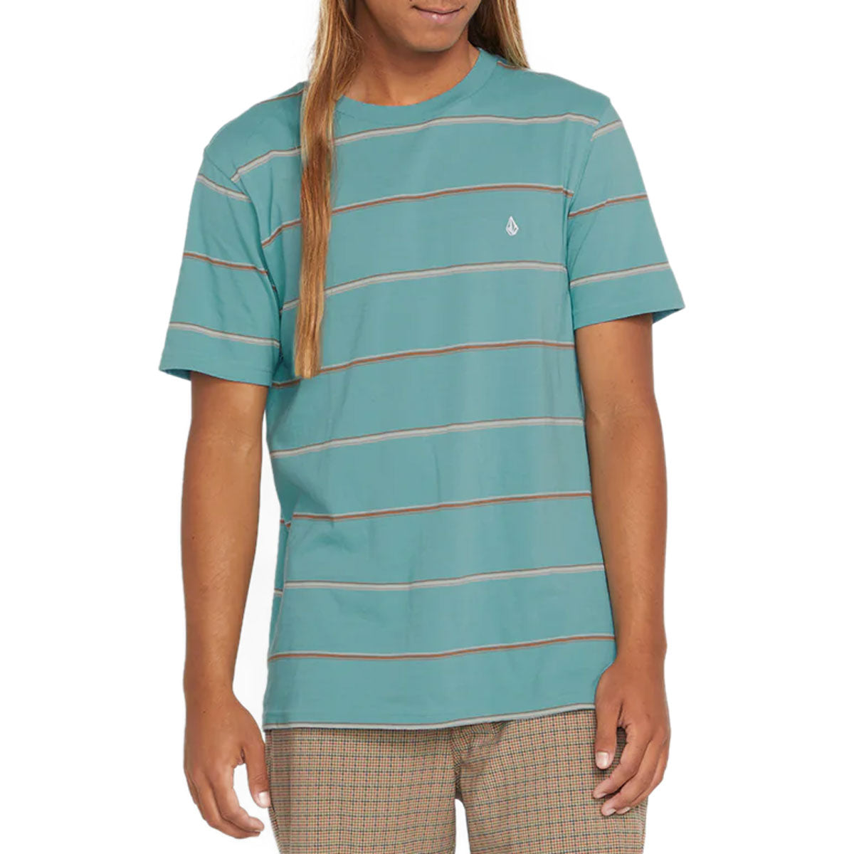 Volcom Thortan Crew Shirt - Coastal Blue image 3
