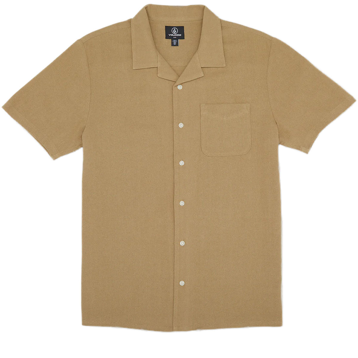 Volcom Hobarstone Shirt - Sand Brown image 1