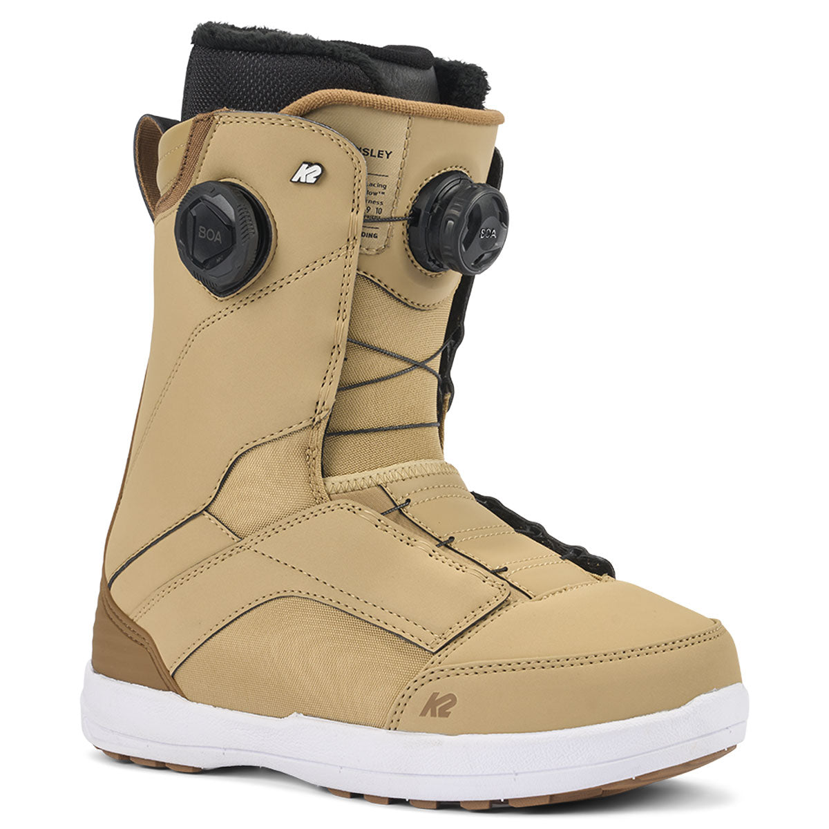 K2 Womens Kinsley 2024 Snowboard Boots - Tan image 1