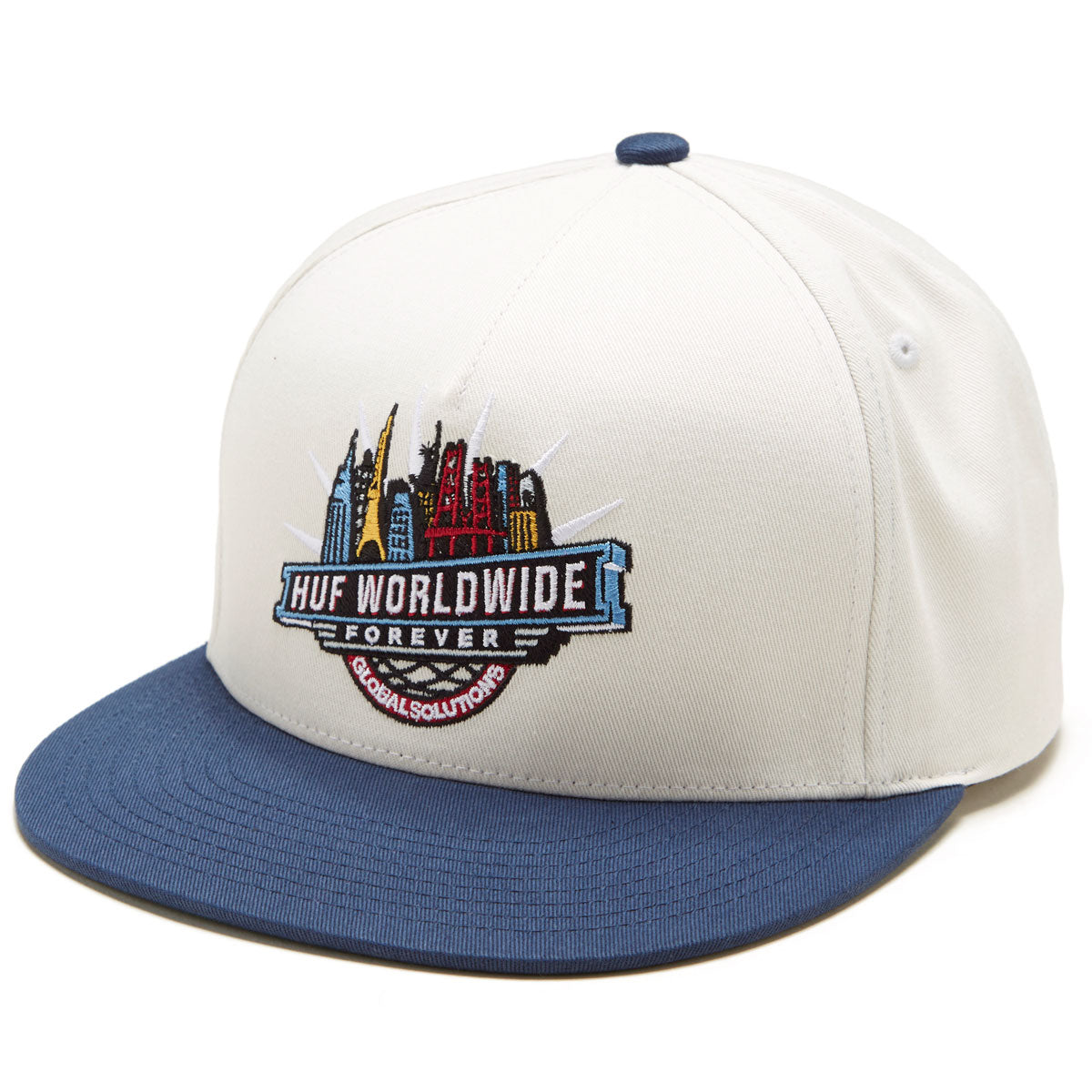 HUF Global Solutions 5 Panel Hat - Cream
