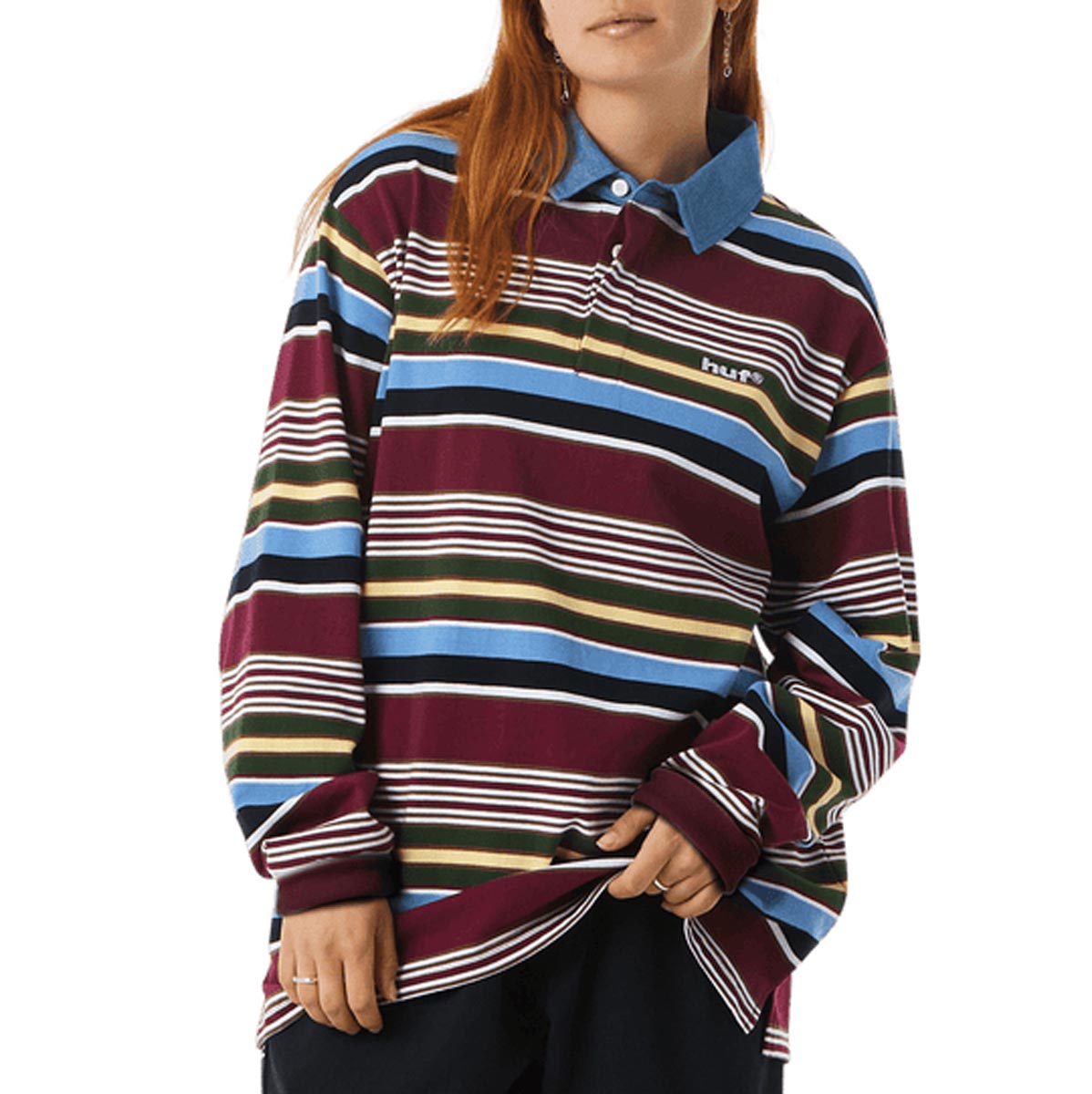 HUF Faded Rugby Jersey - Multi image 4