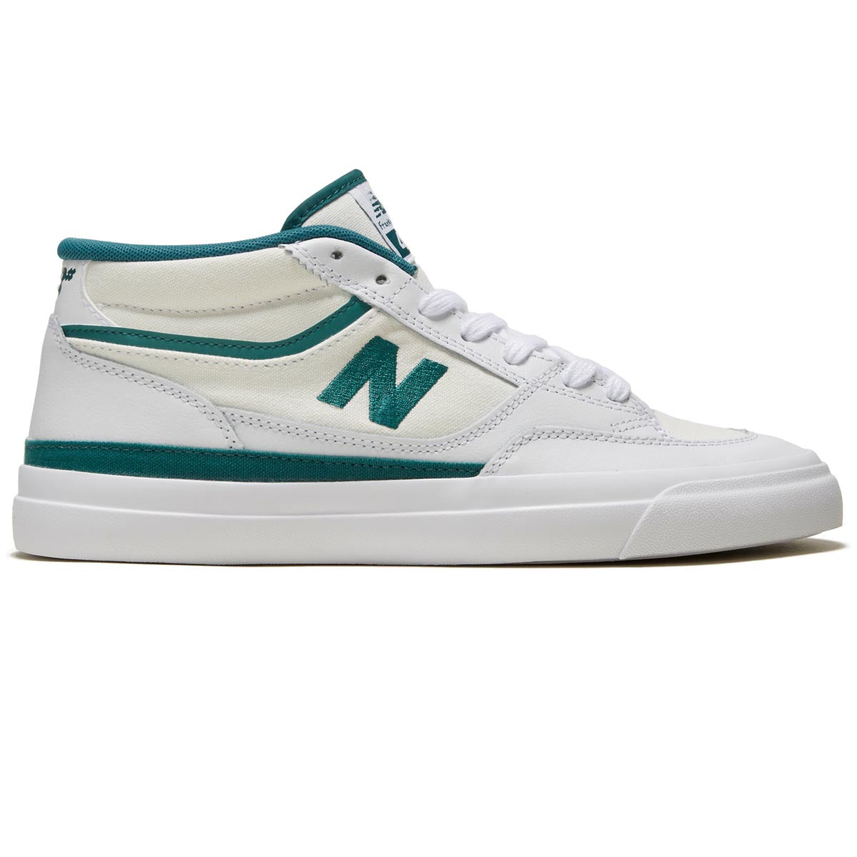 New Balance 417 Villani Shoes - White/Vintage Teal image 1