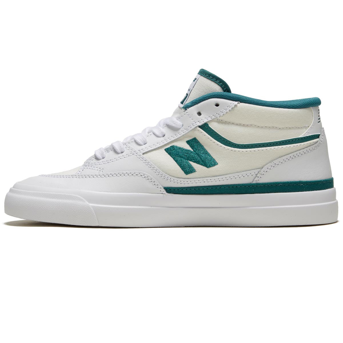 New Balance 417 Villani Shoes - White/Vintage Teal image 2