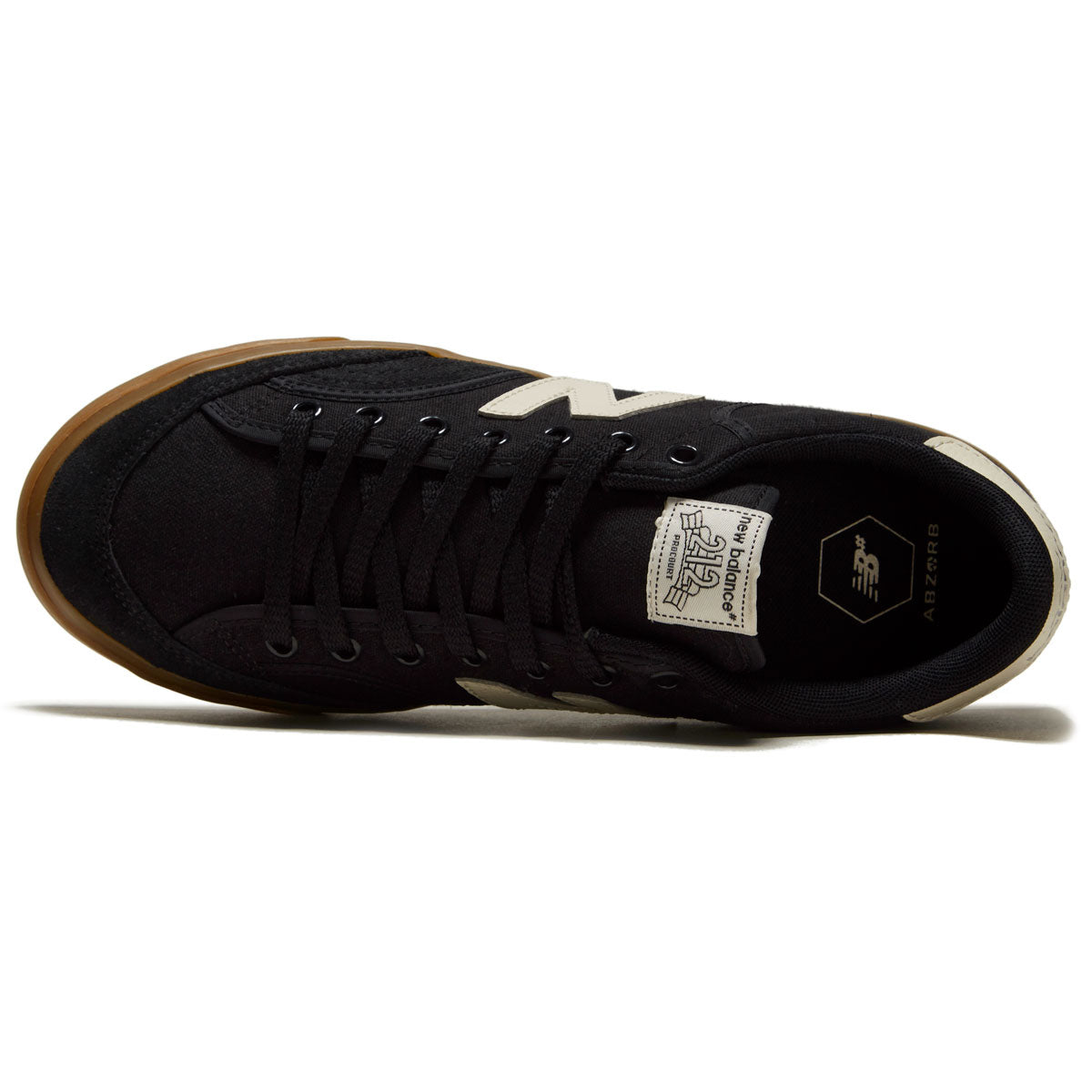 New Balance 212 Shoes - Black/Gum image 3