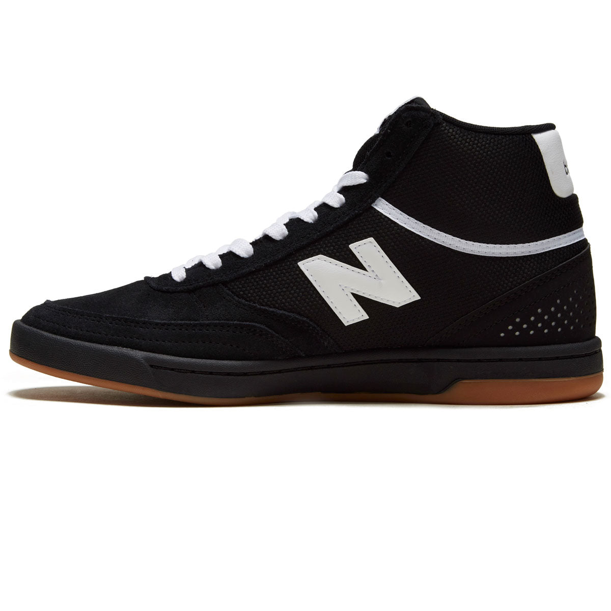 New Balance 440 Hi Shoes - Black/White image 2