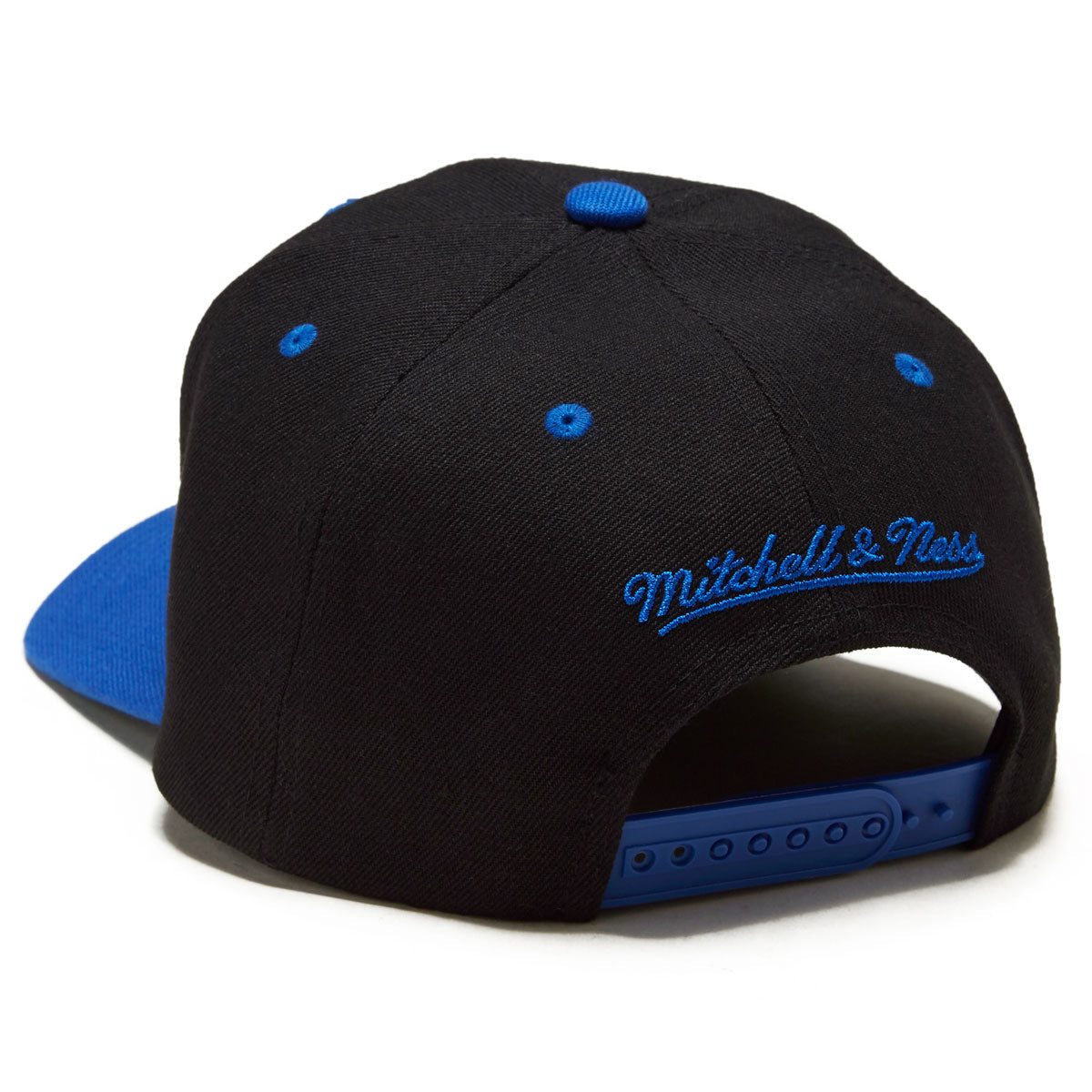 CCS x Mitchell & Ness Hoops Hat - Black/Royal image 2
