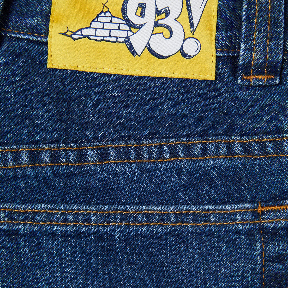 BUDSPOOL 麻LOGO DENIM PANTS new_tokyo_dad_jeans_washed_dar