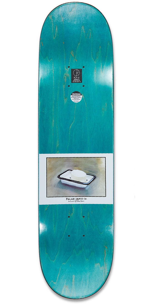 Polar Hjalte Halberg Bathtub Skateboard Deck - White - 8.25