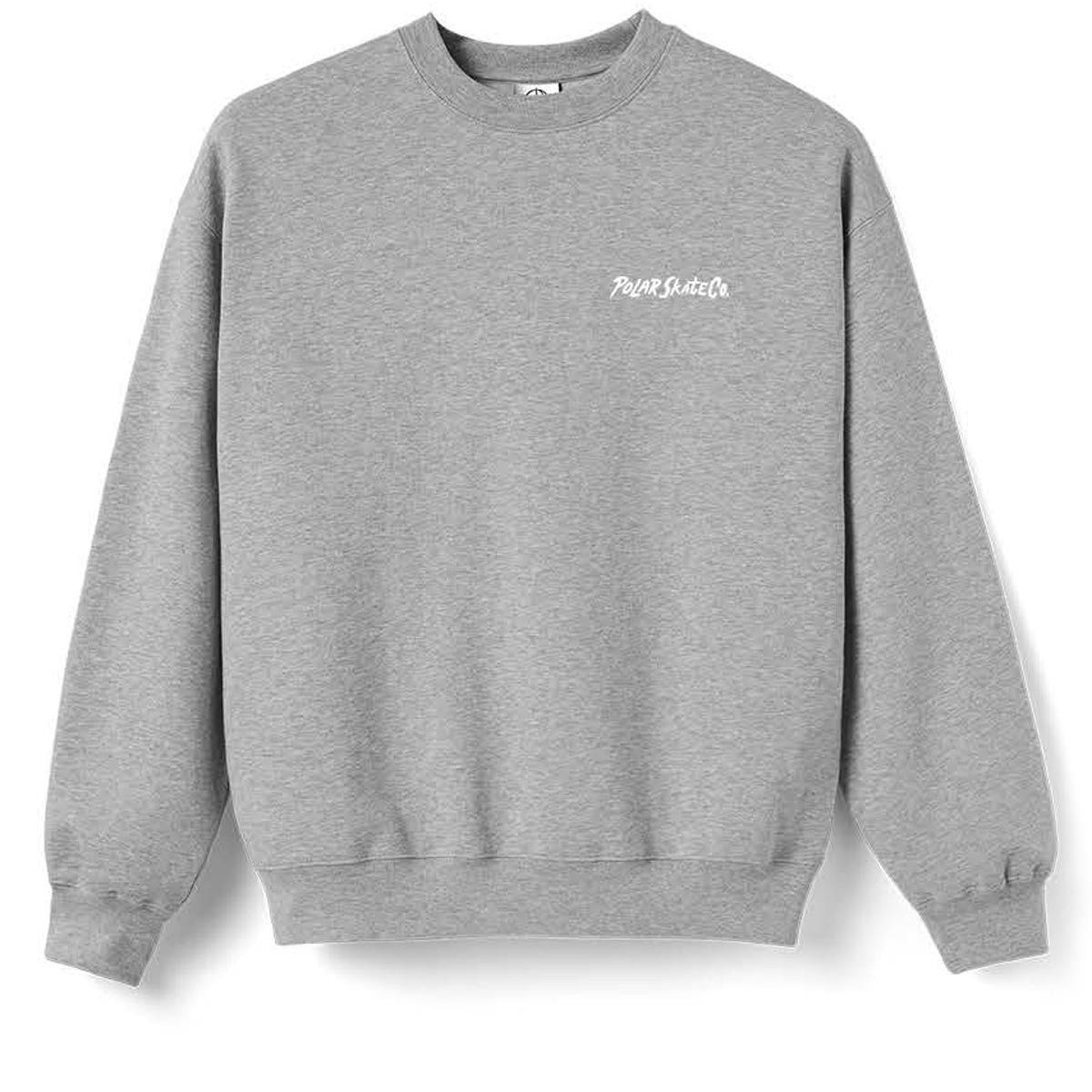Polar Surf Logo Crewneck Sweatshirt - Heather Grey