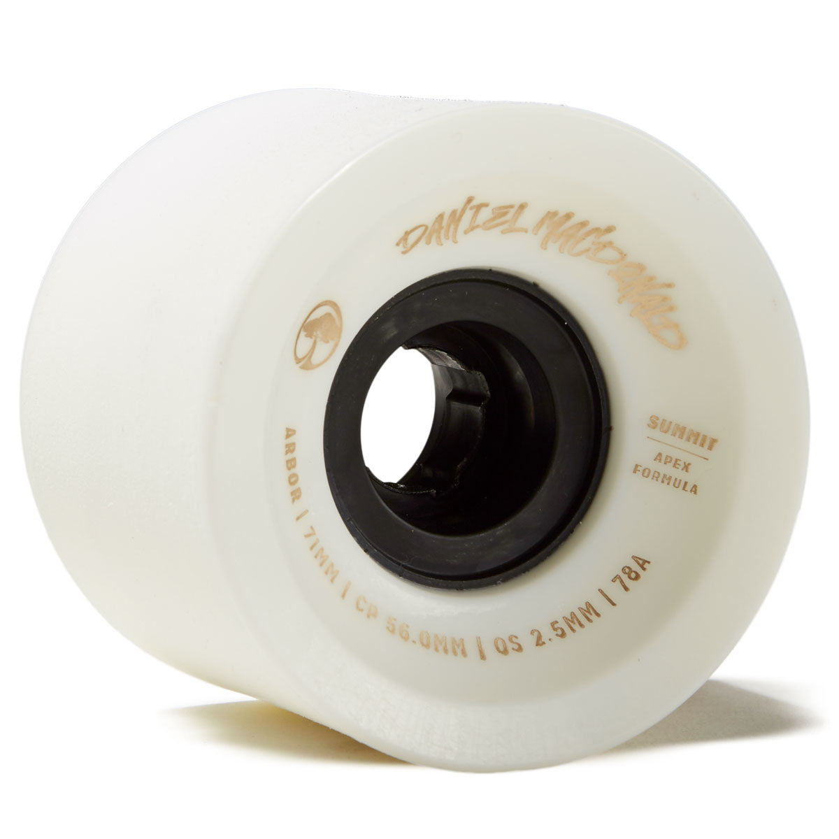 Arbor Summit Daniel MacDonald 78a Longboard Wheels - White - 71mm image 1