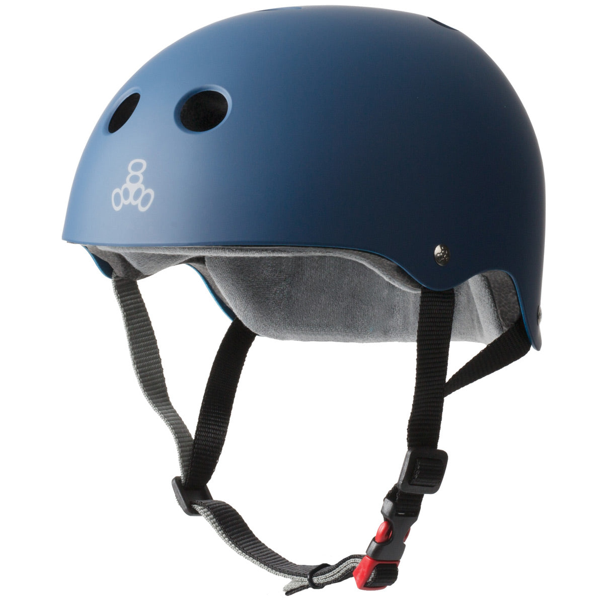 Triple Eight Certified Sweatsaver Helmet - Navy Rubber image 1