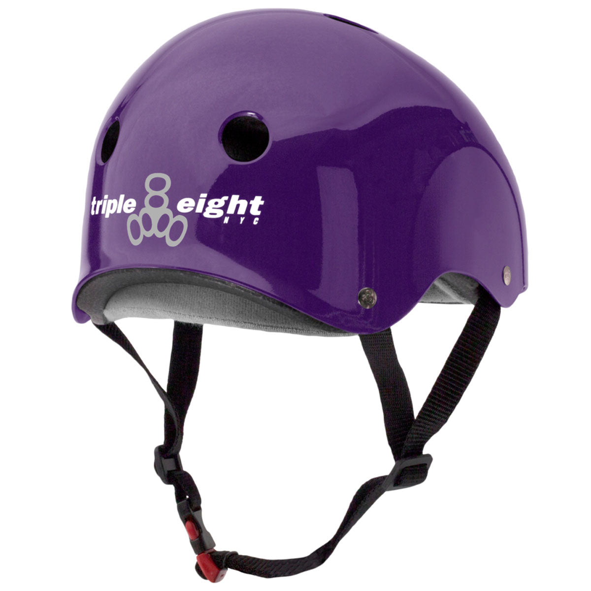 Triple Eight Certified Sweatsaver Helmet - Purple Gloss image 2