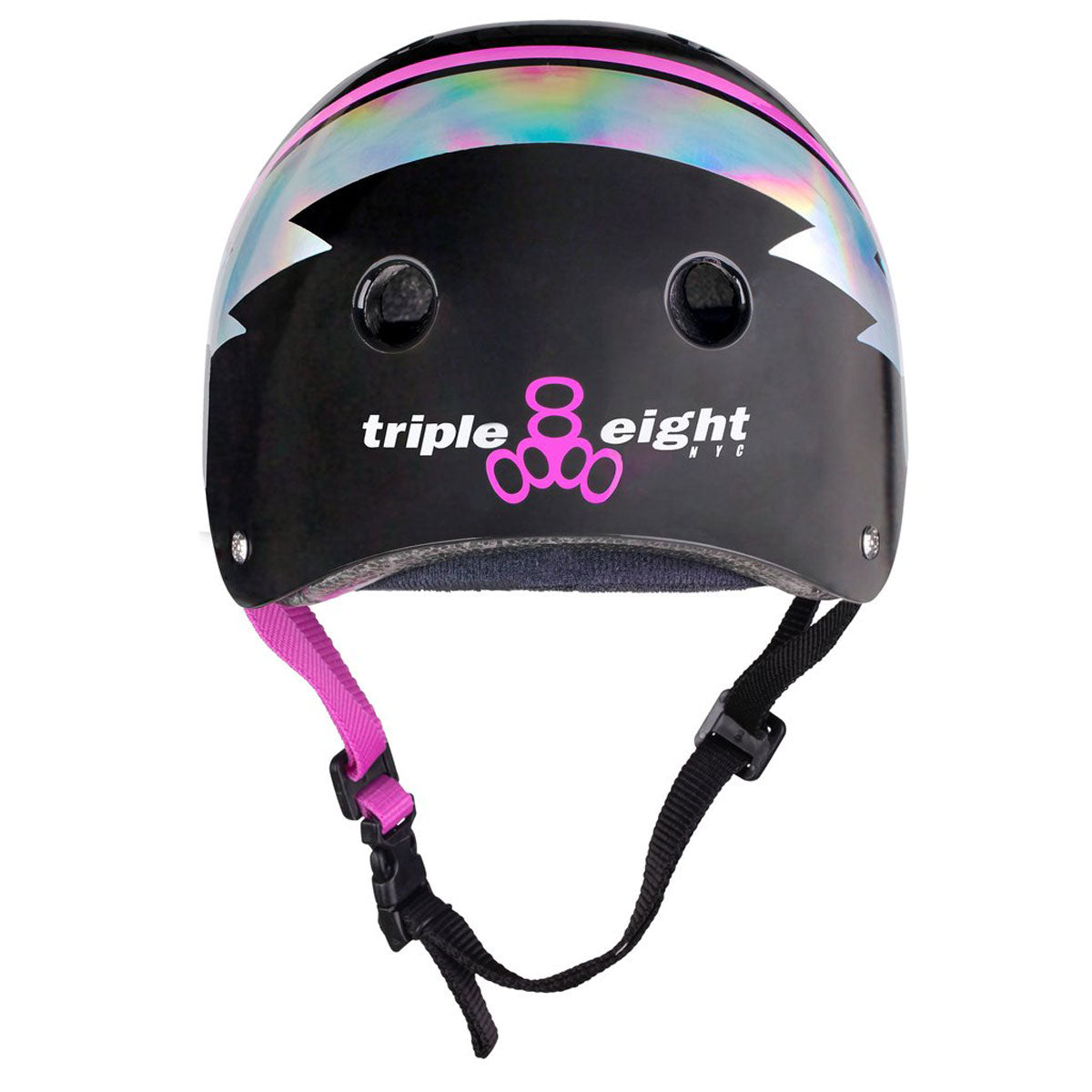 Triple Eight Certified Sweatsaver Helmet - Black Hologram image 3