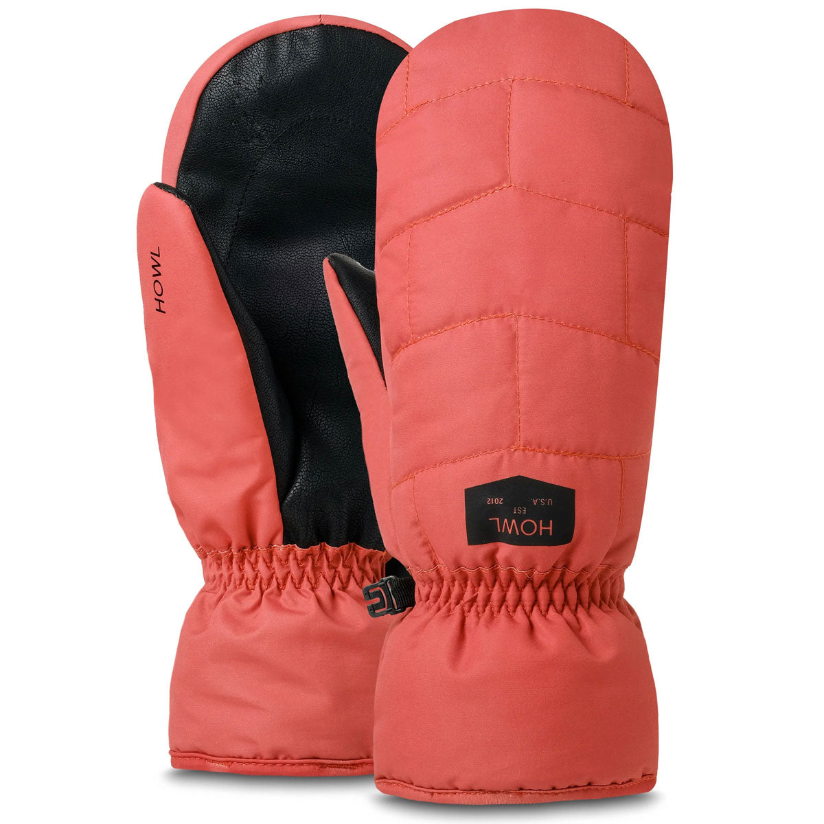 Howl Daily Mitt Snowboard Gloves - Faded Red image 1