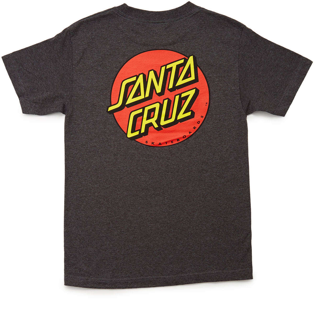 Santa Cruz Classic Dot T-Shirt - Charcoal Heather – Daddies Board Shop