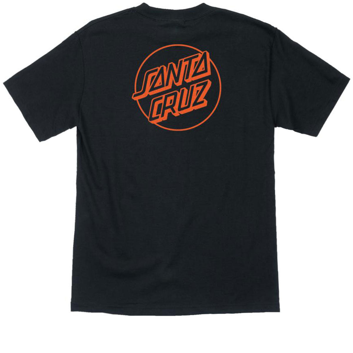 Santa Cruz Opus Dot T-Shirt - Black/Orange image 2