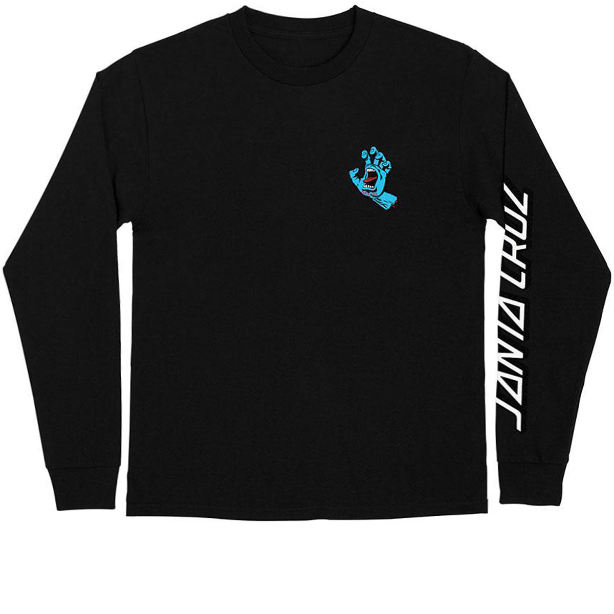 Santa Cruz Screaming Hand Long Sleeve T-Shirt - Black – Daddies