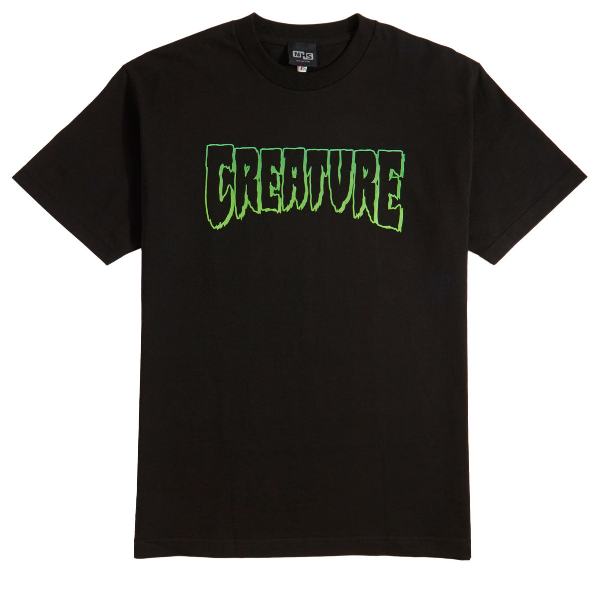 Creature Logo Outline T-Shirt - Black image 1
