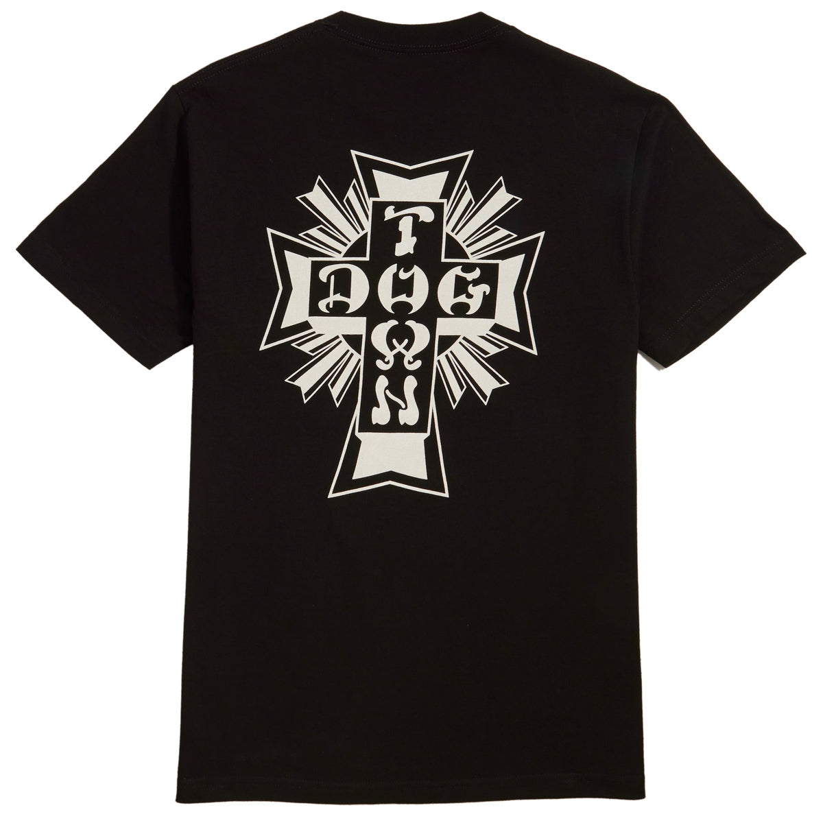 Dogtown Cross Logo T-Shirt - Black/White image 1