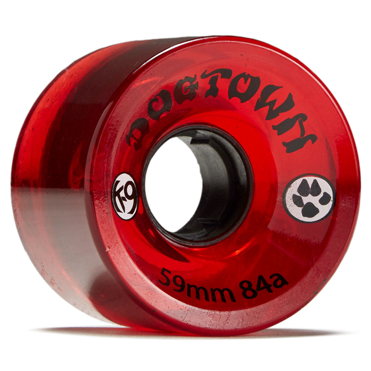 Dogtown K-9 Cruiser 84a Skateboard Wheels - Clear Red - 59mm image 1