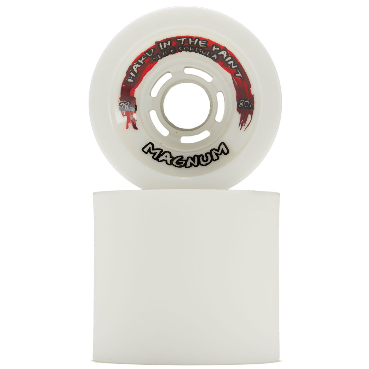 Venom Hard In The Paint Magnum 80a Longboard Wheels - White - 78mm image 2