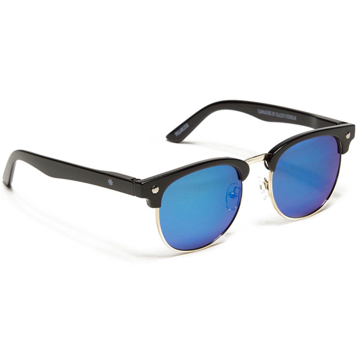 Glassy Morrison Polarized Sunglasses - Black/Blue image 1