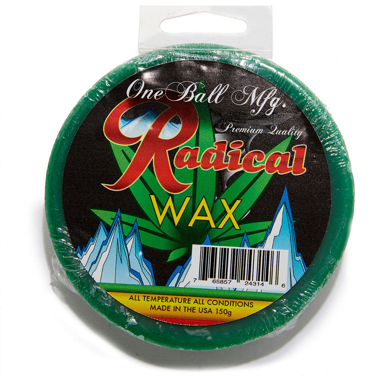 One Ball Jay Green All Temp Snowboard Wax - 150g