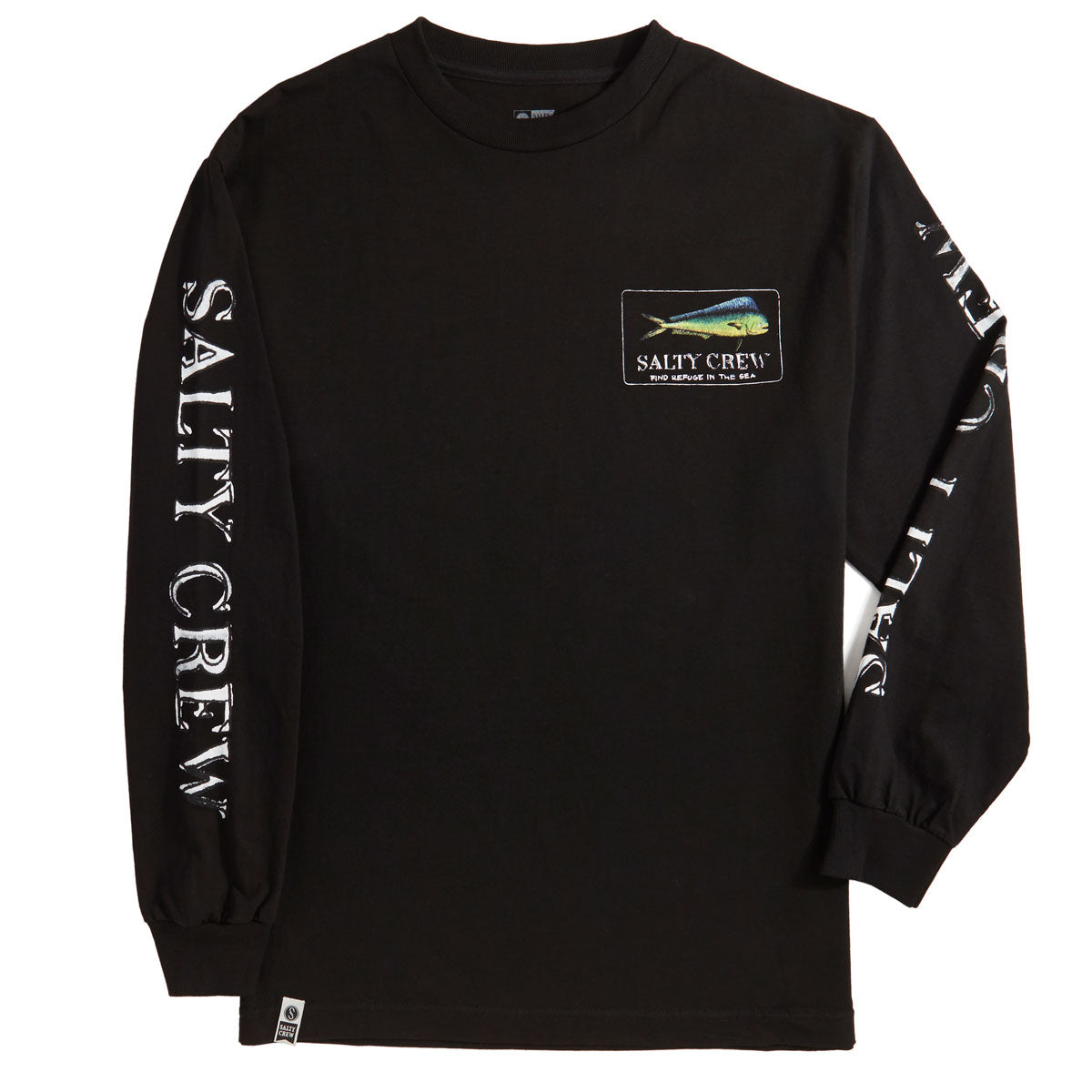 Salty Crew El Dorado Long Sleeve T-Shirt - Black image 2