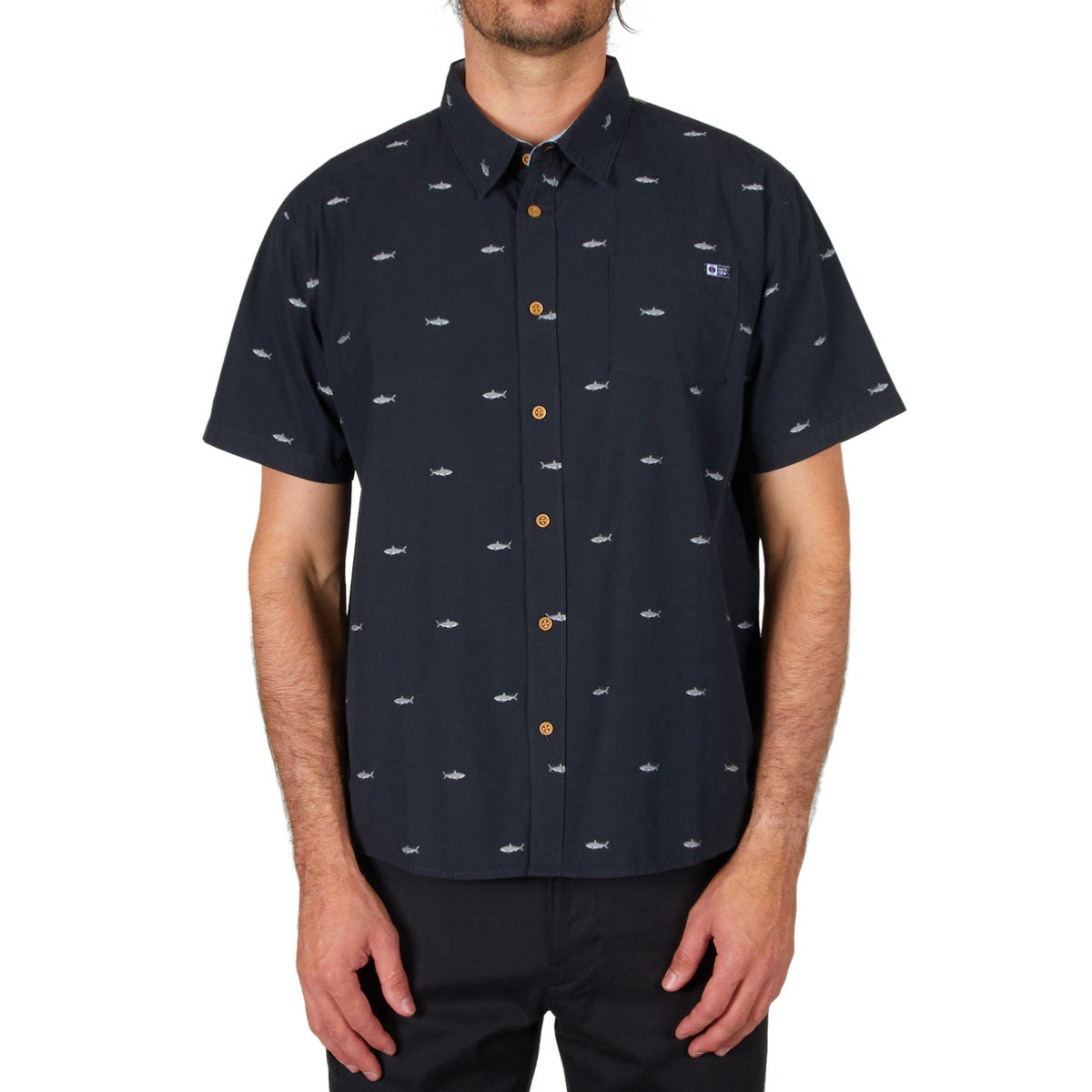 Salty Crew Bruce Shirt - Black image 1