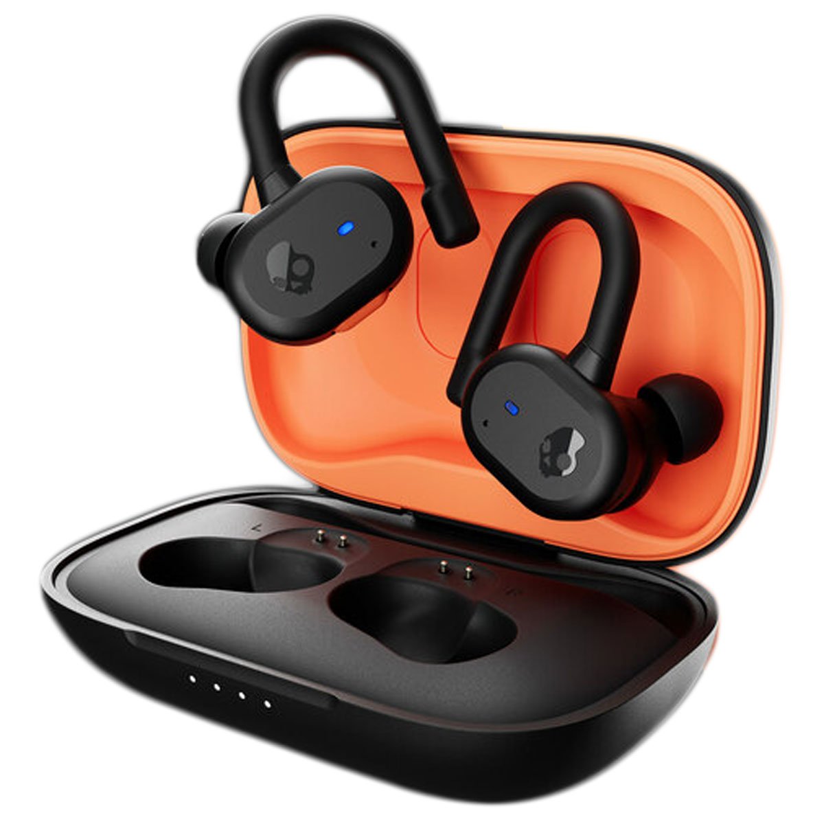 Skullcandy x Push Active True Wireless Headphones - True Black/Orange image 1