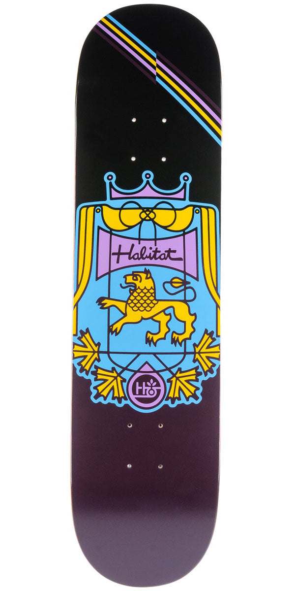 Habitat Coat of Arms Skateboard Deck - Purple - 8.00