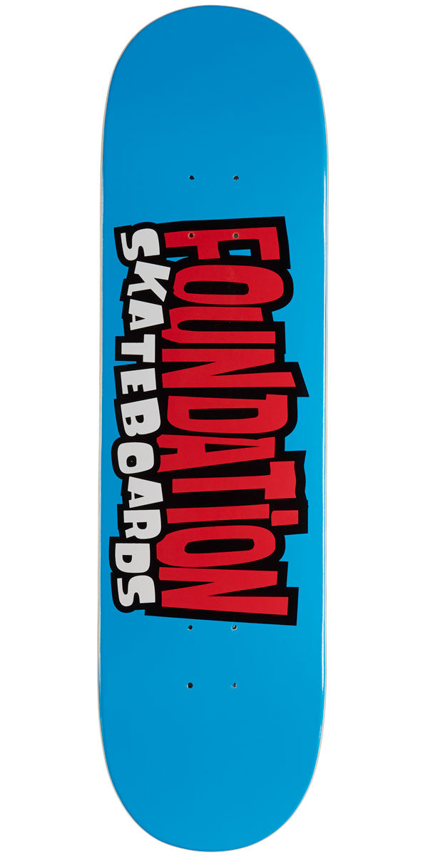 Foundation From The 90s Skateboard Deck - Blue - 8.25