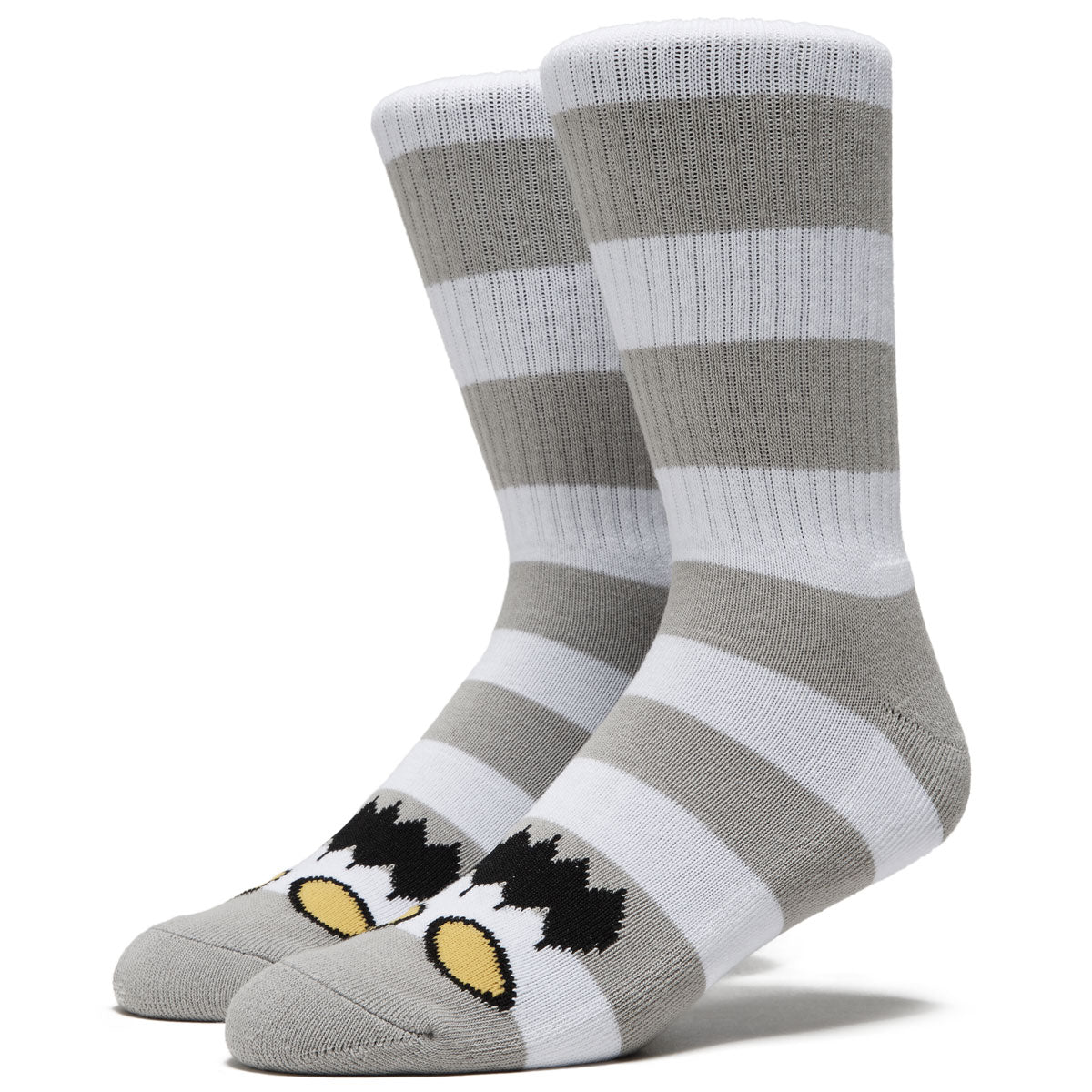 Toy Machine Monster Big Stripe Socks - Grey image 1