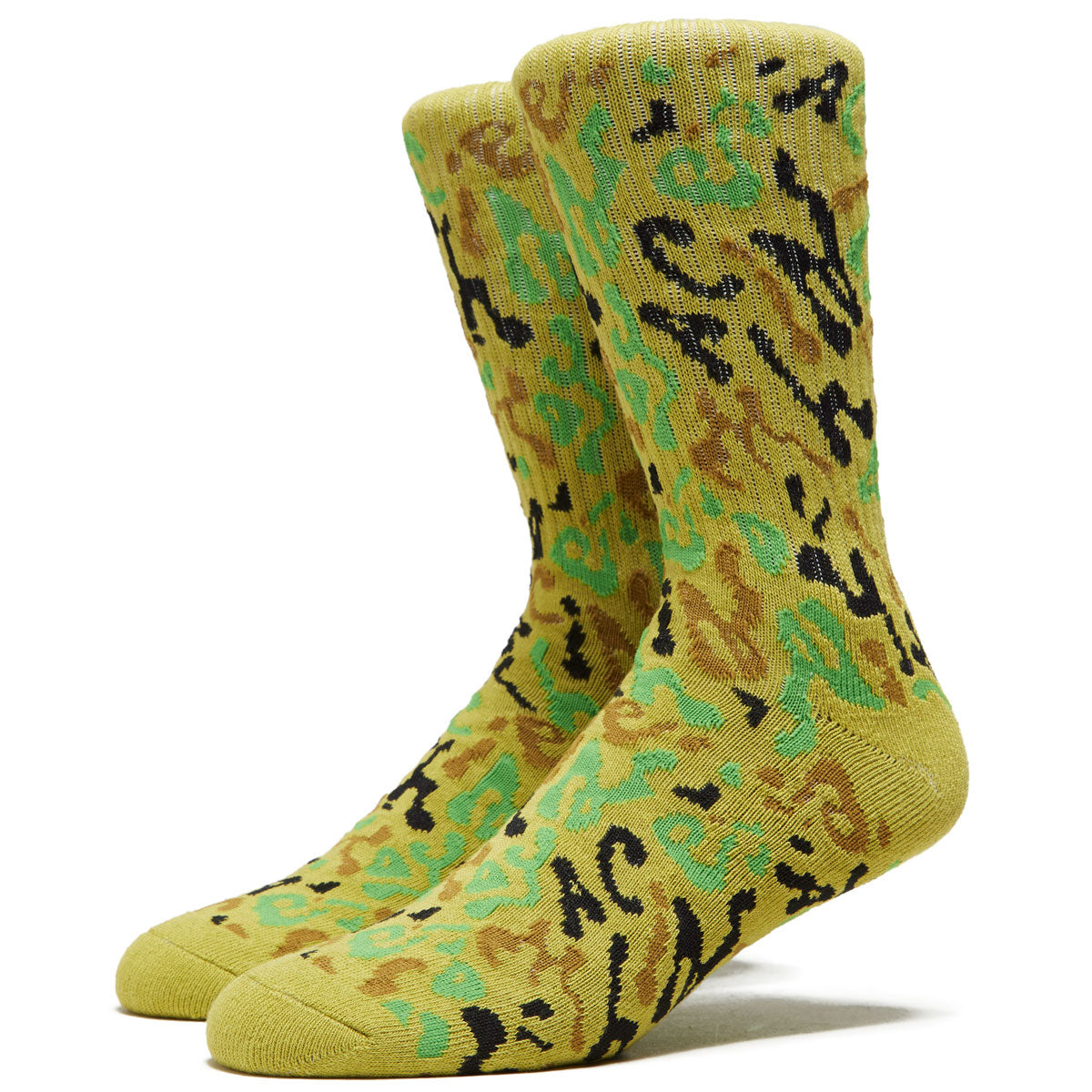 Toy Machine Camo Socks - Khaki image 1