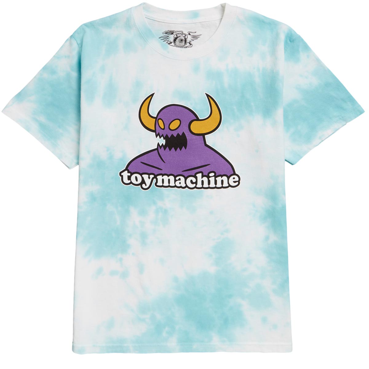 Toy Machine Monster Tye Dye T-Shirt - Blue image 1