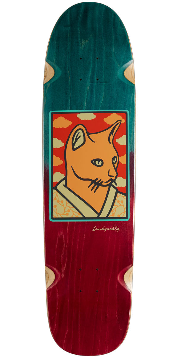 Landyachtz Rally Cat Longboard Deck - Kimono image 1