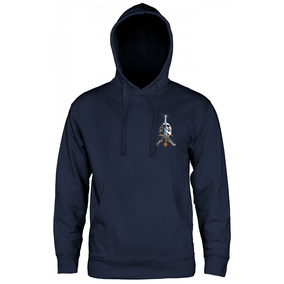 Powell-Peralta Skull And Sword Hoodie - Navy image 1