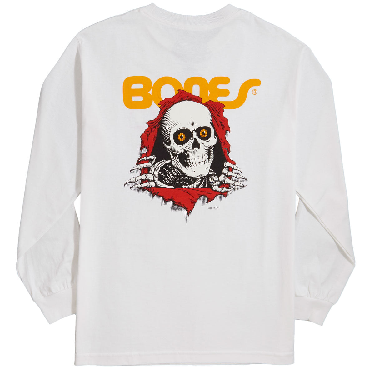 Powell-Peralta Ripper Long Sleeve T-Shirt - White image 1