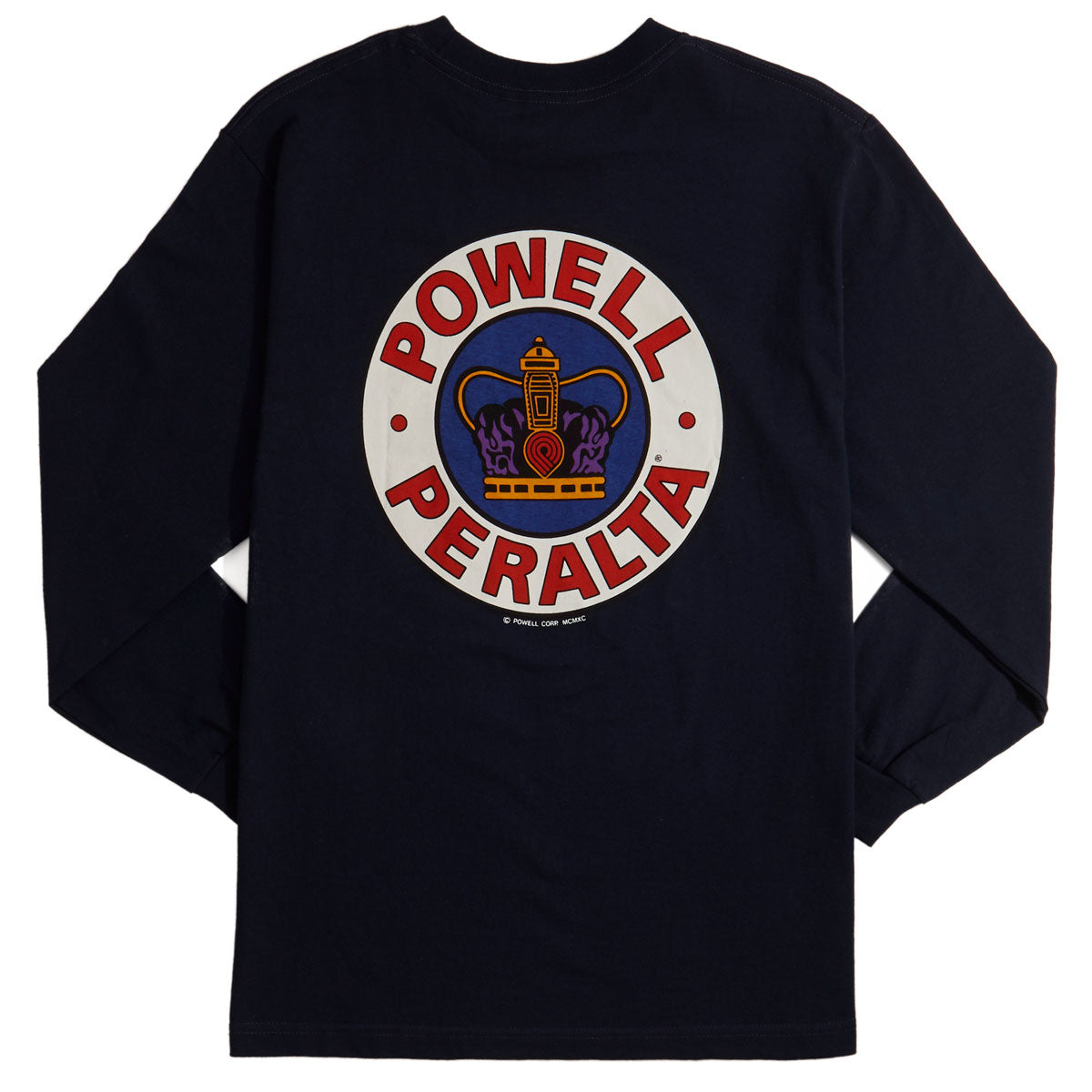Powell-Peralta Supreme Long Sleeve T-Shirt - Navy image 2